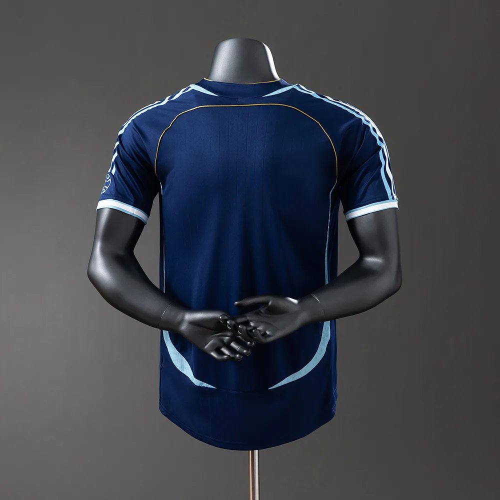 Argentina 2006 Player Version Retro Argentina National Team Away Football Shirt 2006 — 2