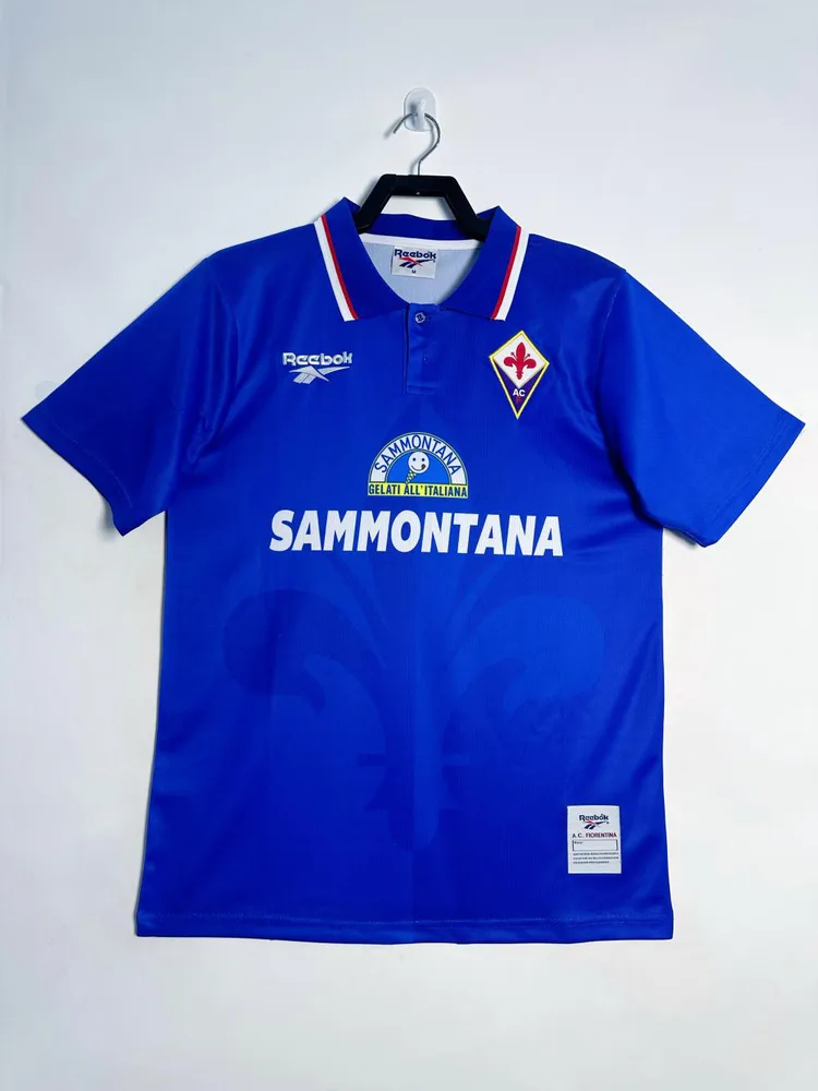 Fiorentina 1995/1996 Retro Fiorentina Local Camiseta de fútbol 1995/1996