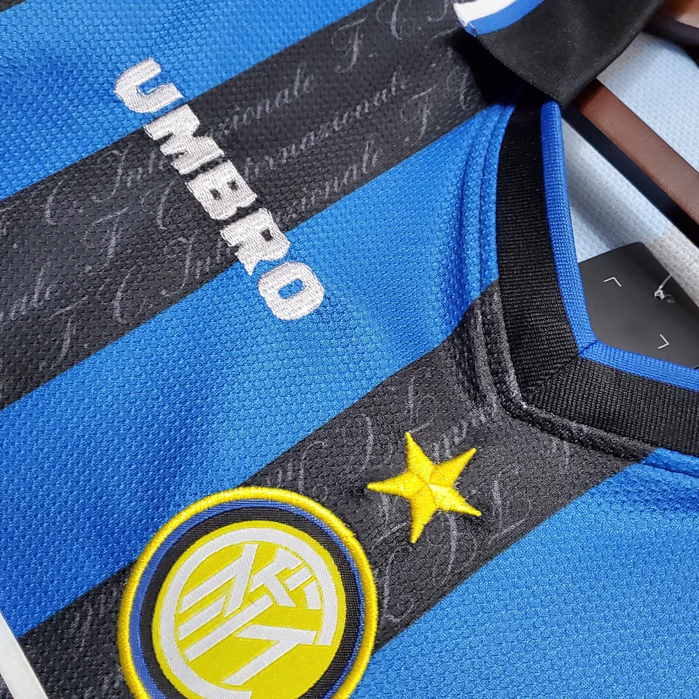 Inter Milan 1997/1998 Retro Internazionale Milan Home Football Jersey 1997/1998 — 4