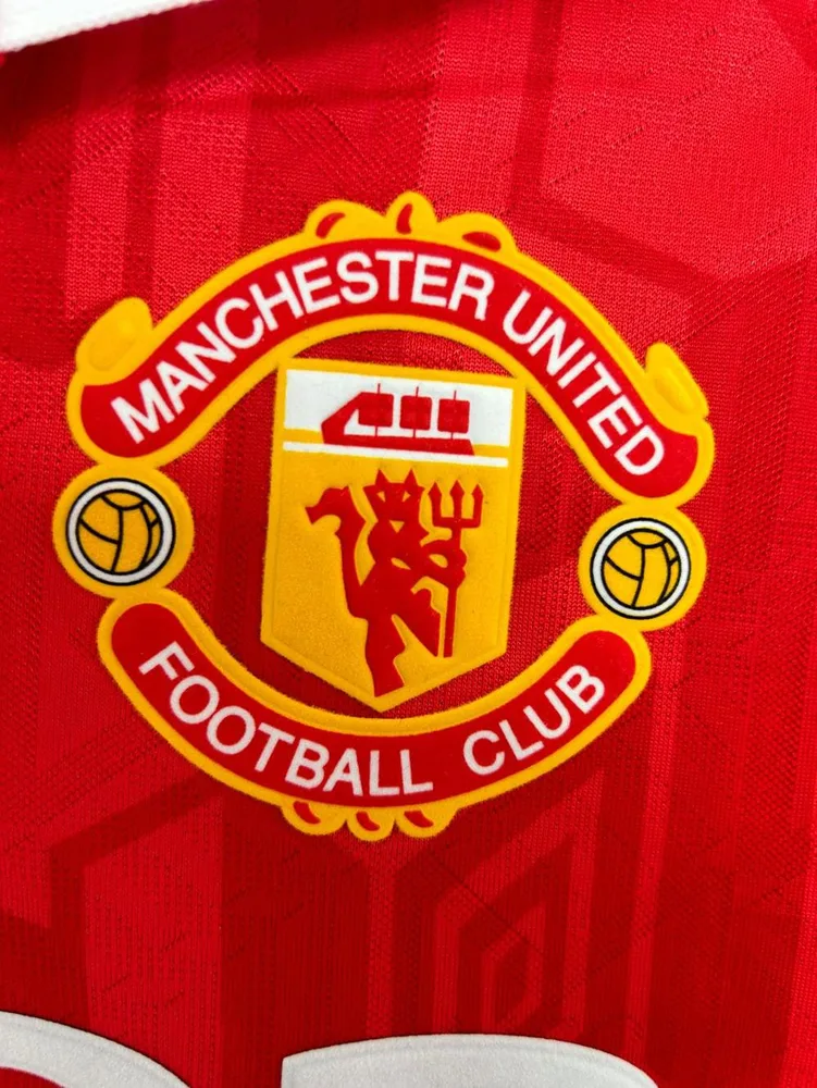 Manchester United 1992/1994 Retro Long Sleeve Manchester United Home Football Shirt 1992/1994 — 7