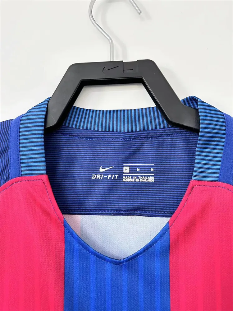 Barcelona 2016/2017 Retro Long Sleeve Barcelona Football Shirt Home 2016/2017 — 3