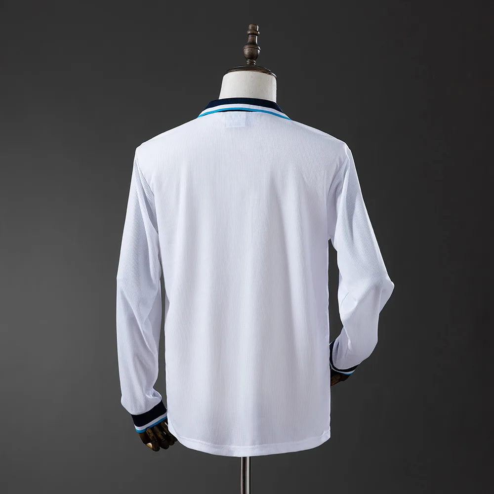 England 1996 Retro England Local Manga larga Jersey 1996 — 2