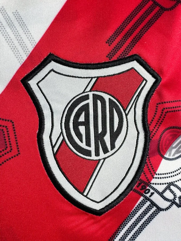 River Plate 1996-1997 Retro River Plate Local Camiseta de fútbol 1996/1997 — 5
