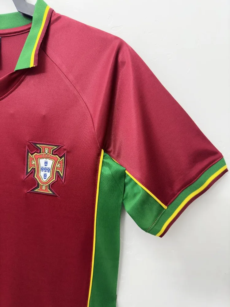 Portugal 1998 Retro Portugal Home Football Shirt 1998 — 6
