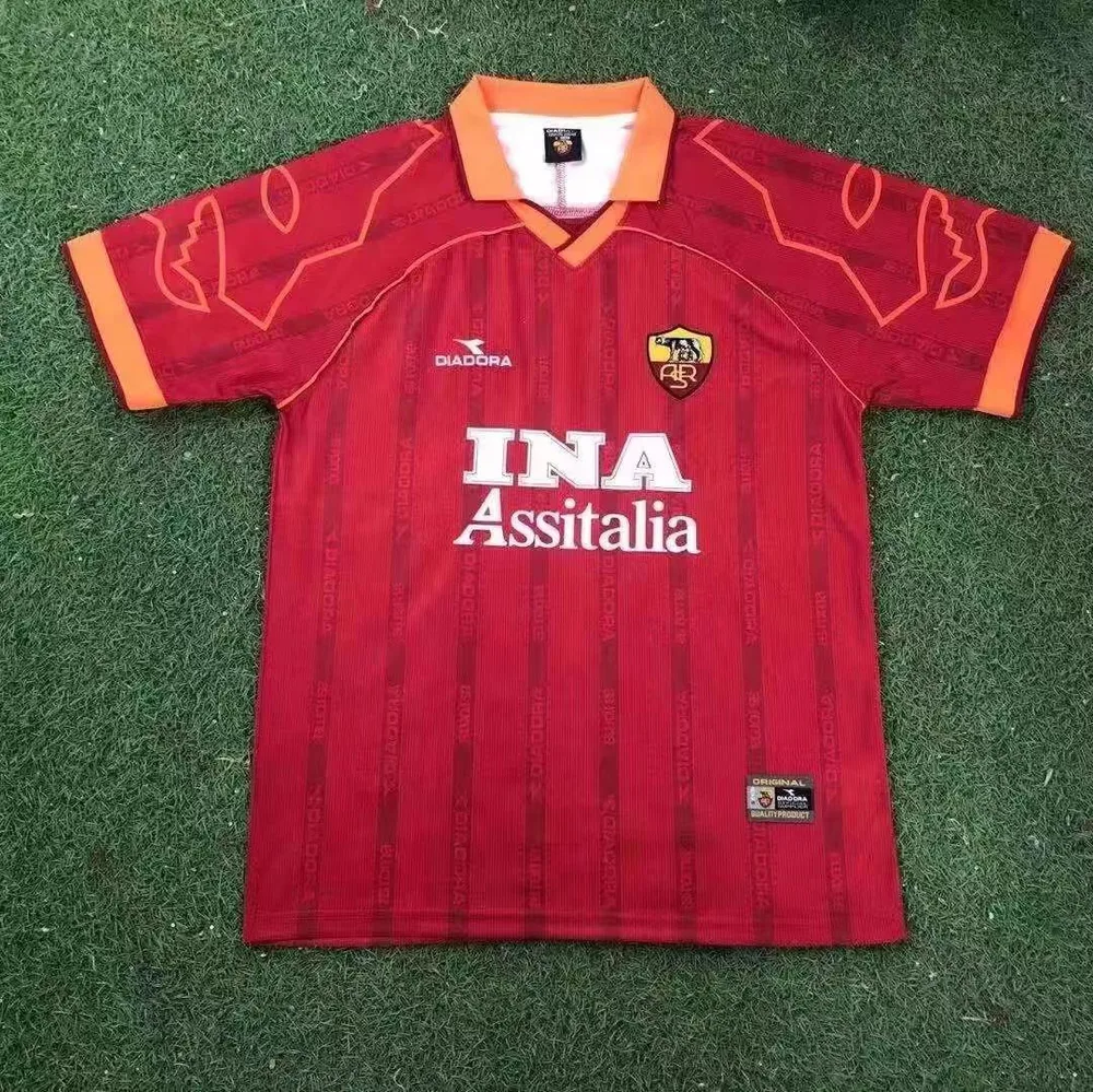 AS Roma 1999/2000 Retro Roma Local Camiseta de fútbol 1999/2000