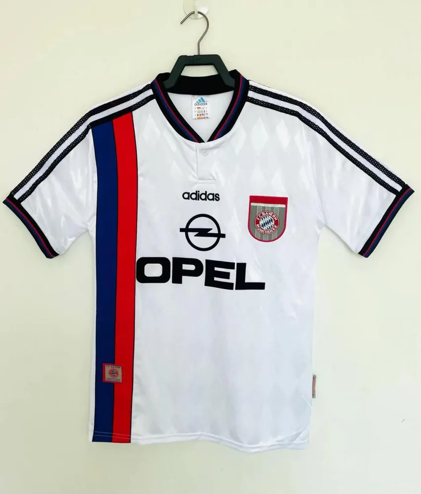 Bayern Munich 1997/1998 Retro Bayern Munich Visitante Camiseta de fútbol 1997/1998
