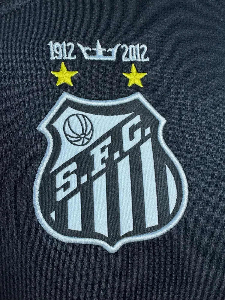 Santos 2012/2013 Retro Long Sleeve Santos Away Soccer Jersey 2012/2013 — 7