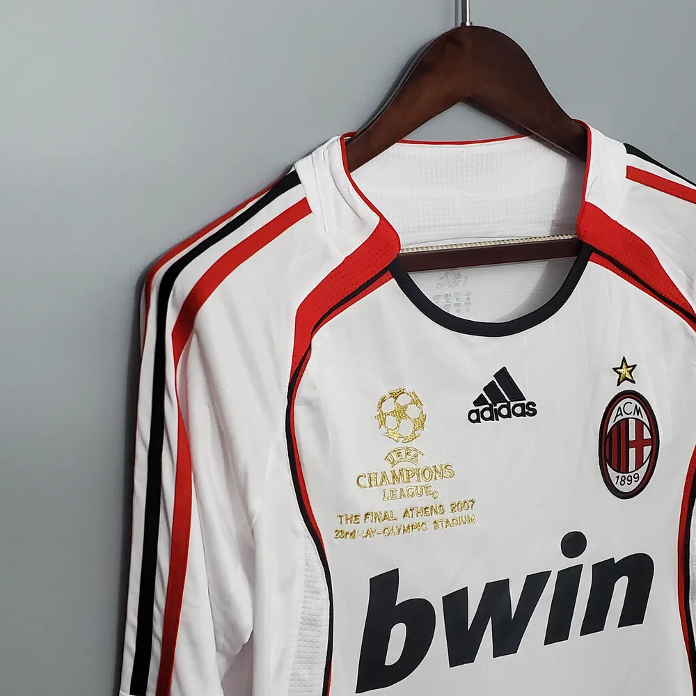 AC Milan 2006/2007 Retro Long Sleeve AC Milan Away Football Shirt 2006/2007 — 6