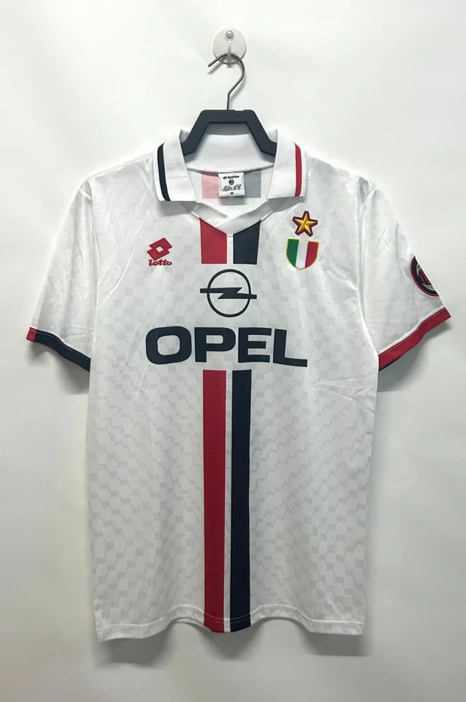 AC Milan 1996/1997 Retro AC Milan Cuarta Visitante Camiseta de fútbol 1996/1997