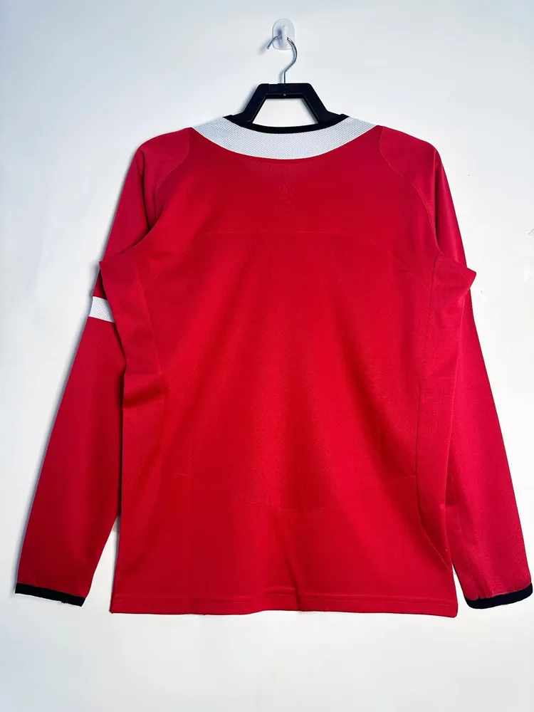 Manchester United 2005/2006 Retro Manchester United Long Sleeves Home Football Shirt 2005/2006 — 2