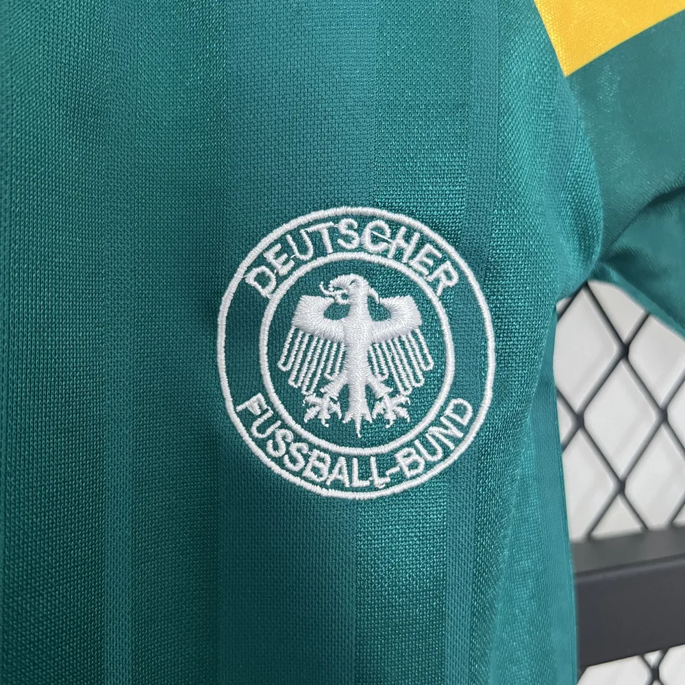 Germany 1992 Retro Germany Visitante Camiseta de fútbol Talla infantil 1992 — 3