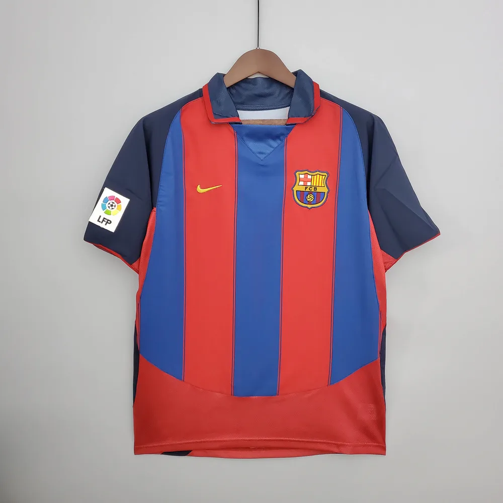 Barcelona 2003/2004 Retro Barcelona Local Camiseta de fútbol 2003/2004