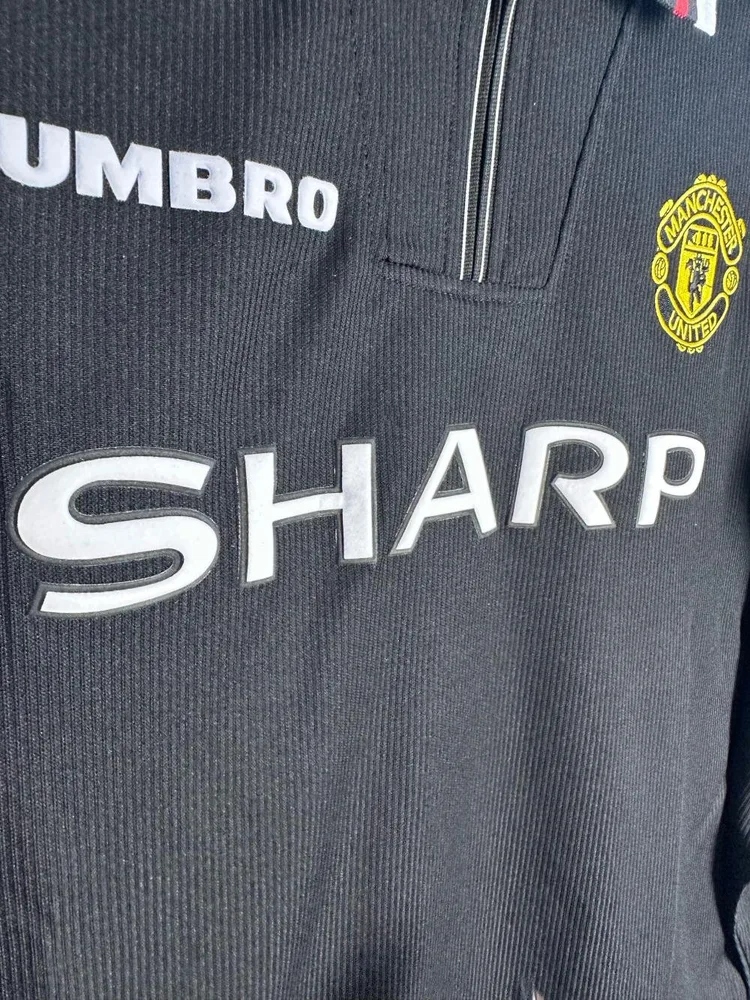 Manchester United 1998-1999 Retro Manga larga Manchester United Visitante Camiseta de fútbol 1998/1999 — 5