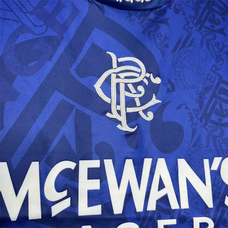 Rangers 1995/1996 Retro Rangers Home Football Shirt 1995/1996 — 6