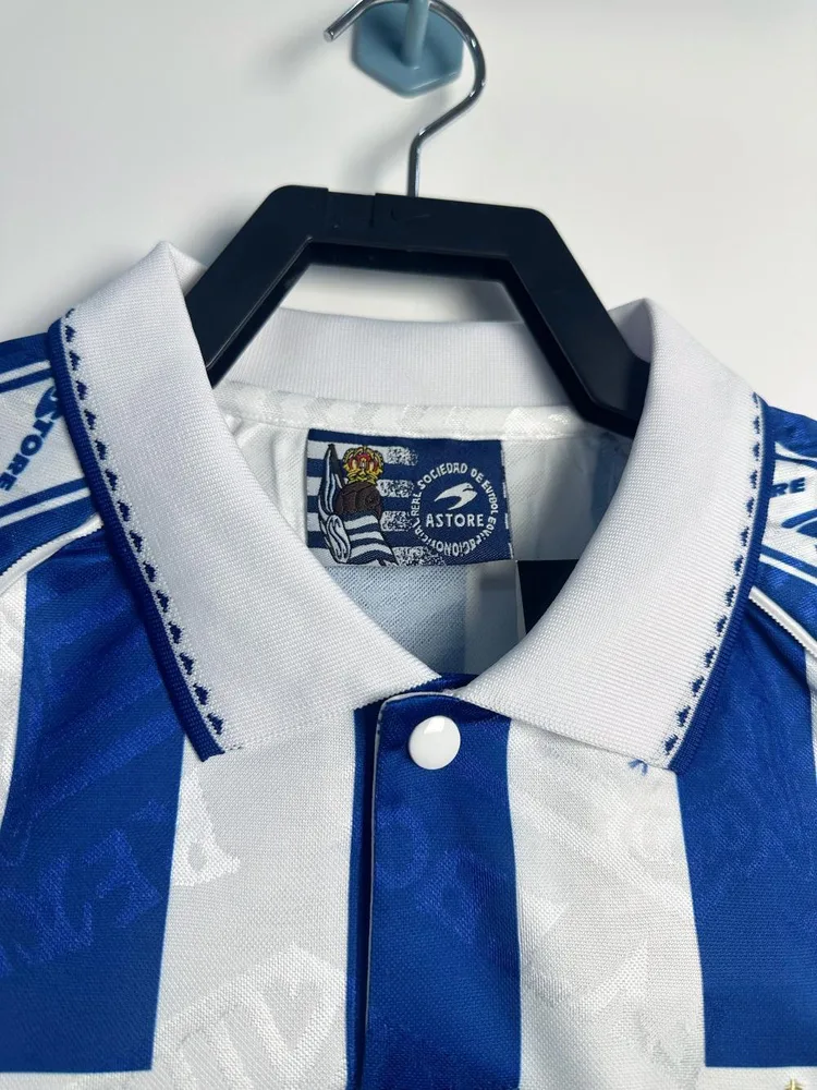 Real Sociedad 1994-1995 Retro Real Sociedad Home Football Shirt 1994/1995 — 3