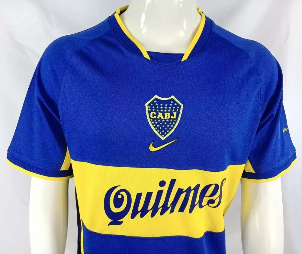 Boca Juniors 2001/2002 Retro Boca Juniors Home Football Jersey 2001/2002 — 3