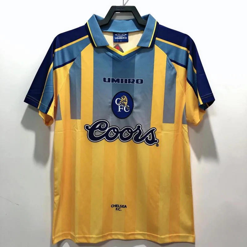 Chelsea 1995/1997 Retro Chelsea Tercera Visitante Camiseta de fútbol 1995/1997