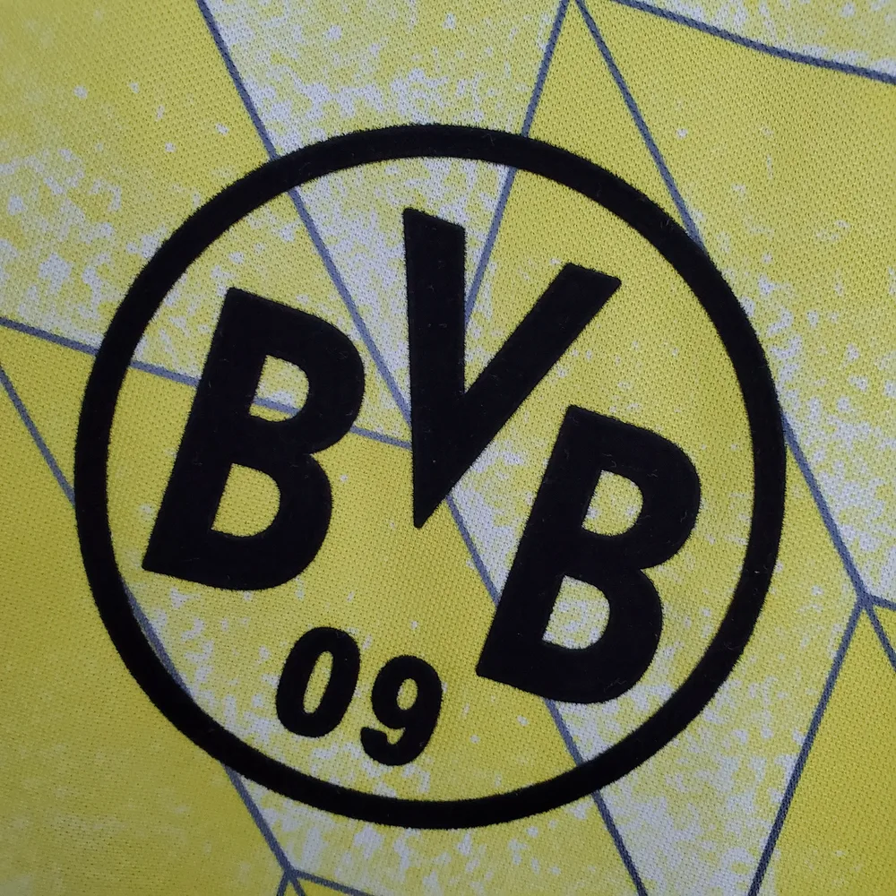 Borussia Dortmund 1988/1989 Retro Dortmund Home Football Shirt 1988/1989 — 5