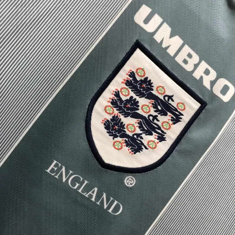 England 1996 Retro England Away Soccer Jersey 1996 — 5