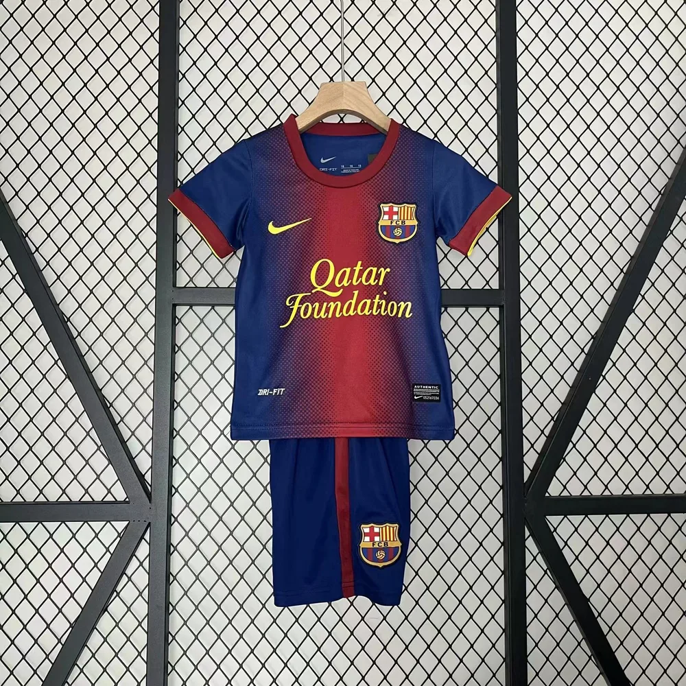 Barcelona 2012/2013 Retro Barcelona Local Camiseta de fútbol Talla infantil 2012/2013