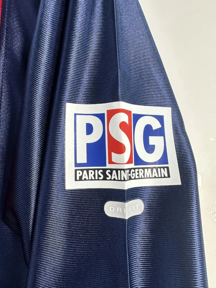 Paris Saint-Germain 2001/2002 Retro Manga larga Psg Paris Saint-Germain Local Camiseta de fútbol 2001/2002 — 7