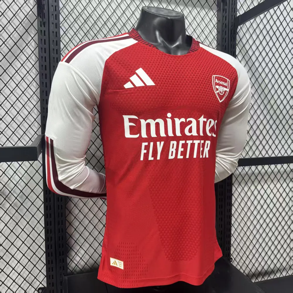Arsenal 2026/2027 Long Sleeve Player Version Arsenal Home Football Jersey 2026/27 — 3