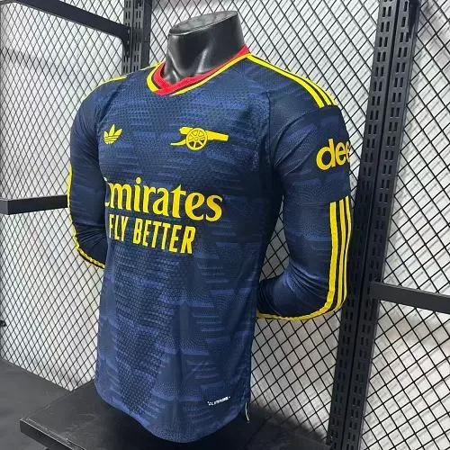 Arsenal 2026/2027 Long Sleeves Player Version Arsenal Away Football Shirt 2026/27 — 4