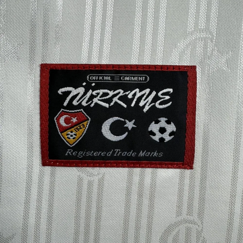 Turkiye 1996 Retro Türkiye National Team Away Football Shirt 1996 — 7