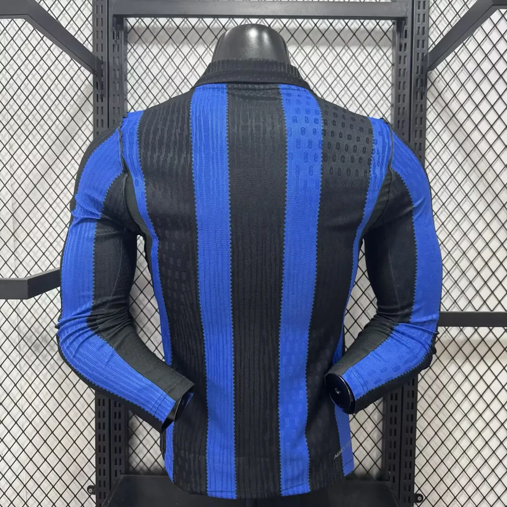 Inter Milan 2026/2027 Manga larga Versión jugador Inter Milan Local Camiseta de fútbol 2026/27 — 2