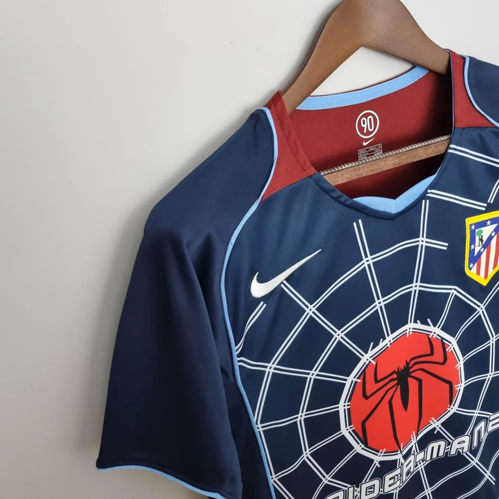 Atlético Madrid 2004/2005 Retro Atletico Madrid Away Soccer Jersey 2004/2005 — 4
