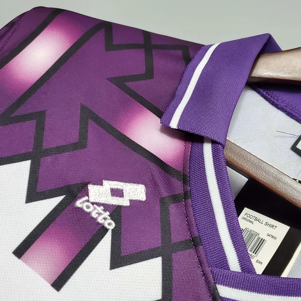 Fiorentina 1992/1993 Retro Fiorentina Visitante Camiseta de fútbol 1992/1993 — 6