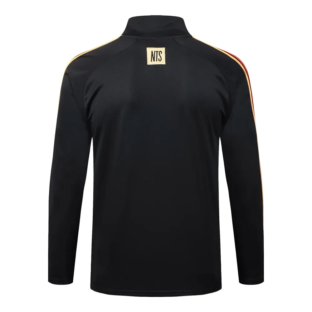 Arsenal 2025/2026 Arsenal Half-Pull Conjunto de entrenamiento Black retro style Camiseta de fútbol Set 2025/2026 — 4