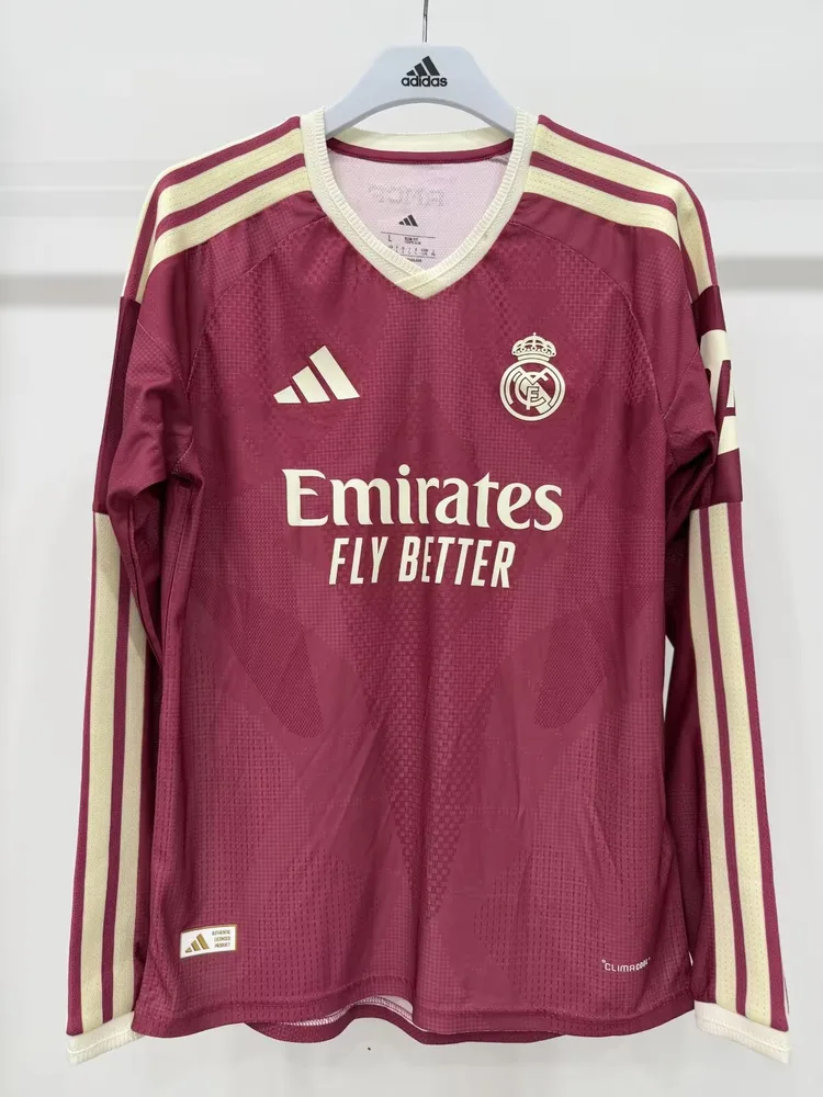 Real Madrid 2026/2027 Long Sleeve Real Madrid Away Football Jersey 2026/27