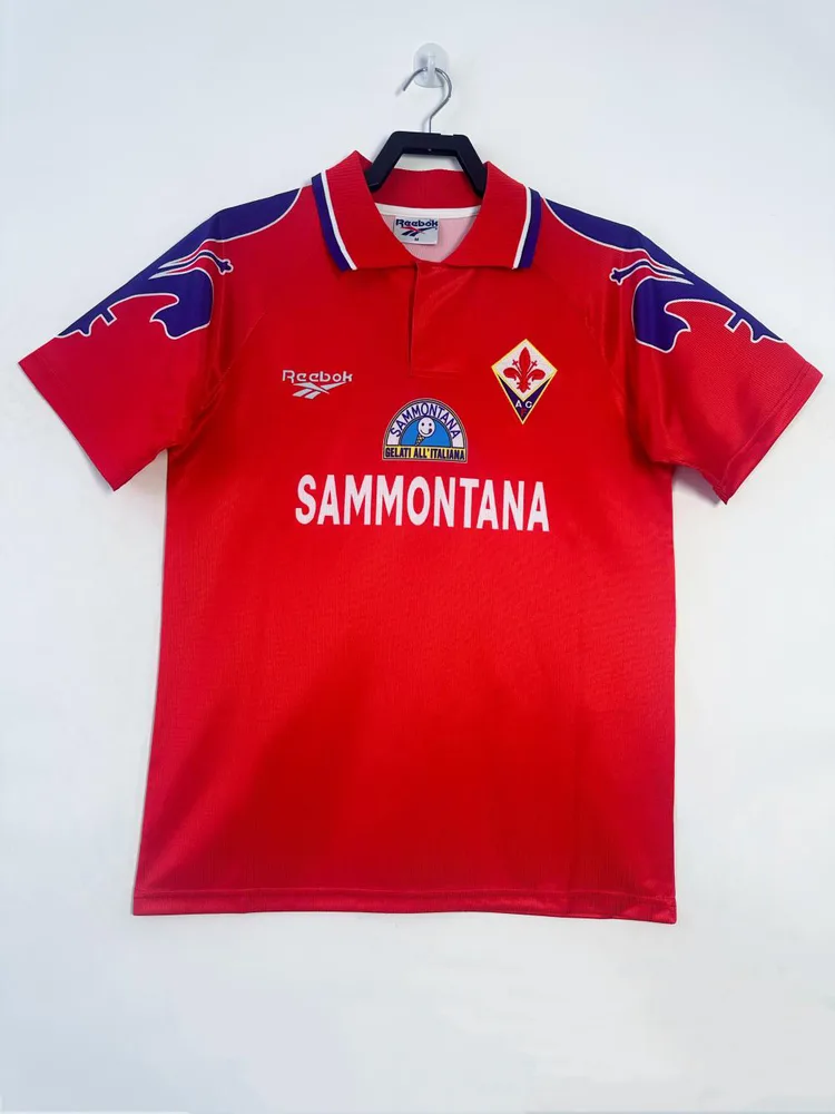 Fiorentina 1995/1996 Retro Fiorentina Tercera Visitante Camiseta de fútbol 1995/1996