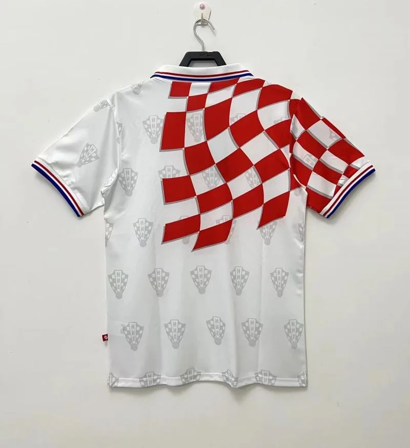 Croatia 1998 Retro Croatia National Team Local Camiseta de fútbol 1998 — 2