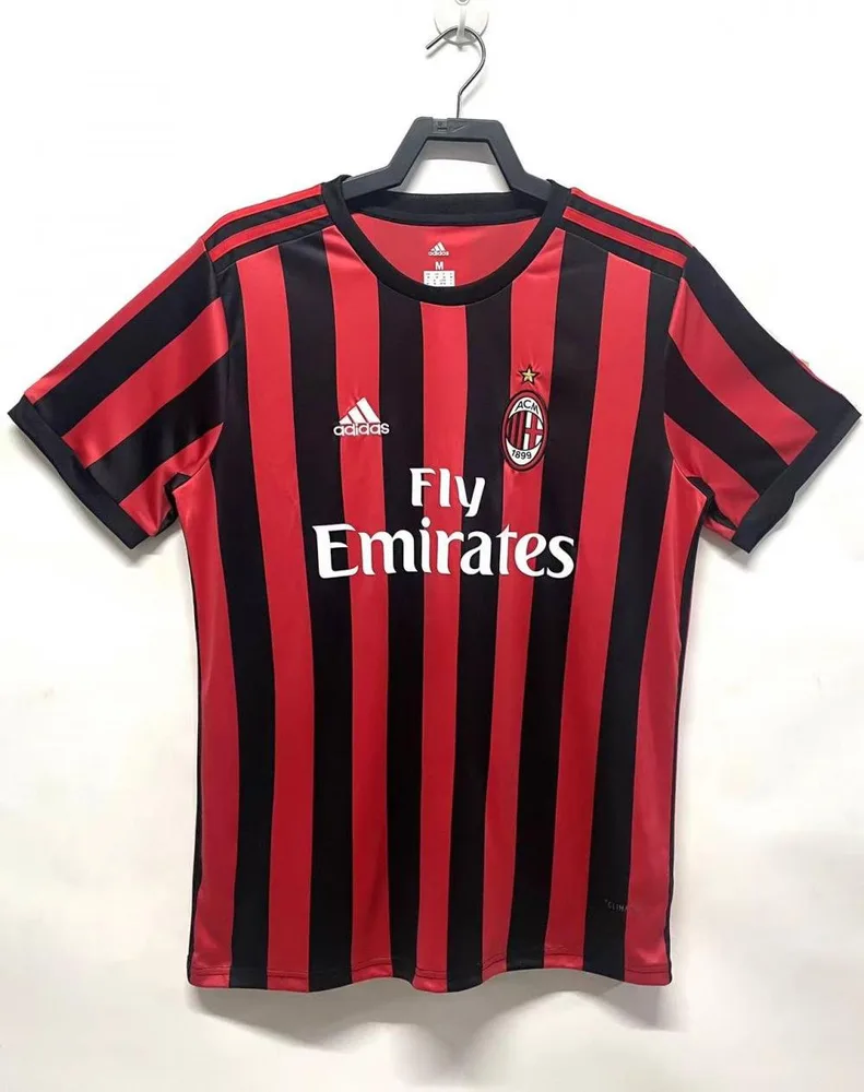 AC Milan 2017/2018 Retro AC Milan Local Camiseta de fútbol 2017/2018