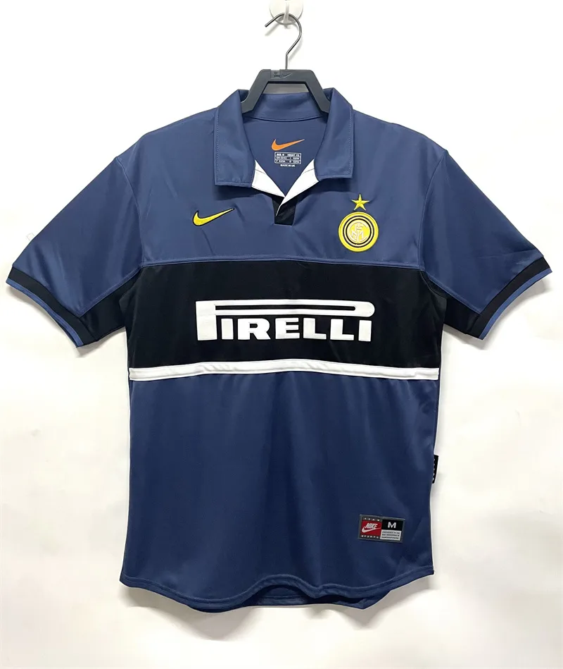 Inter Milan 1998/1999 Retro Inter Milan Tercera Visitante Camiseta de fútbol 1998/1999
