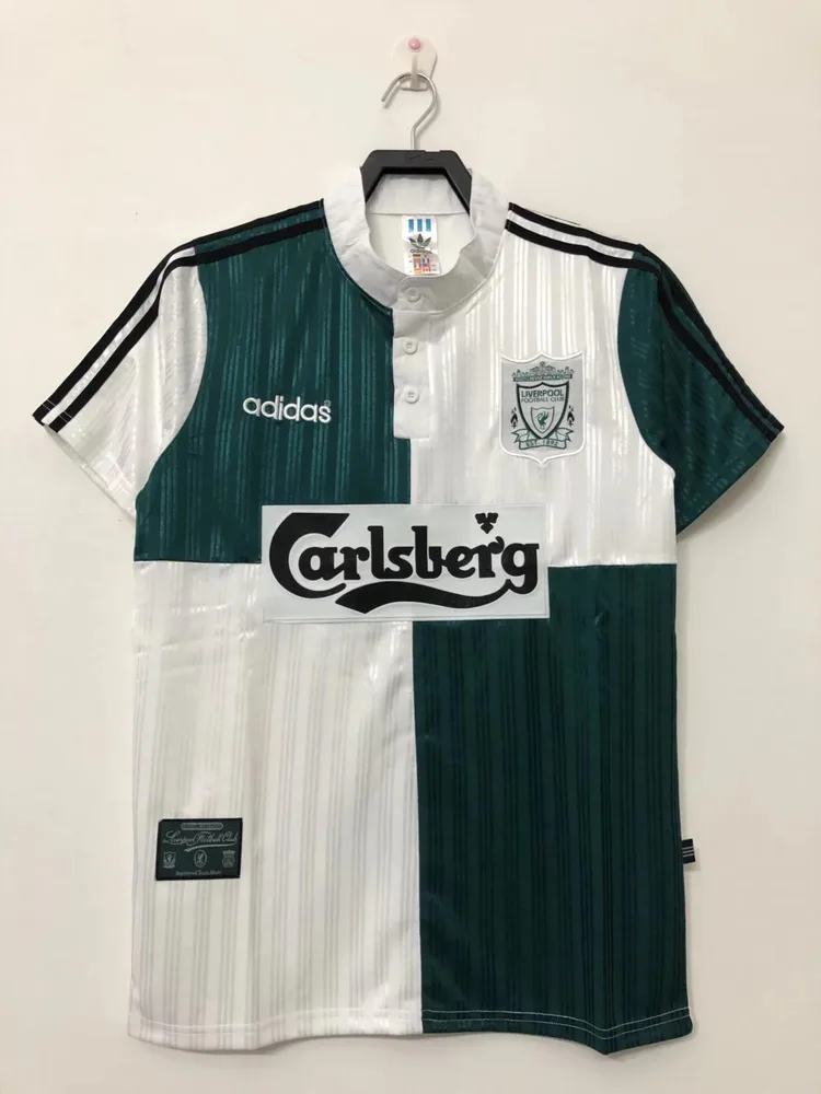 Liverpool 1995/1996 Retro Liverpool Visitante Camiseta de fútbol 1995/1996