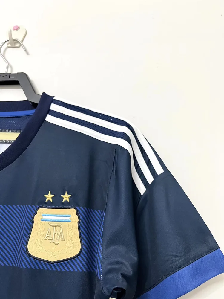 Argentina 2014 Retro Argentina National Team Away Jersey 2014 — 6