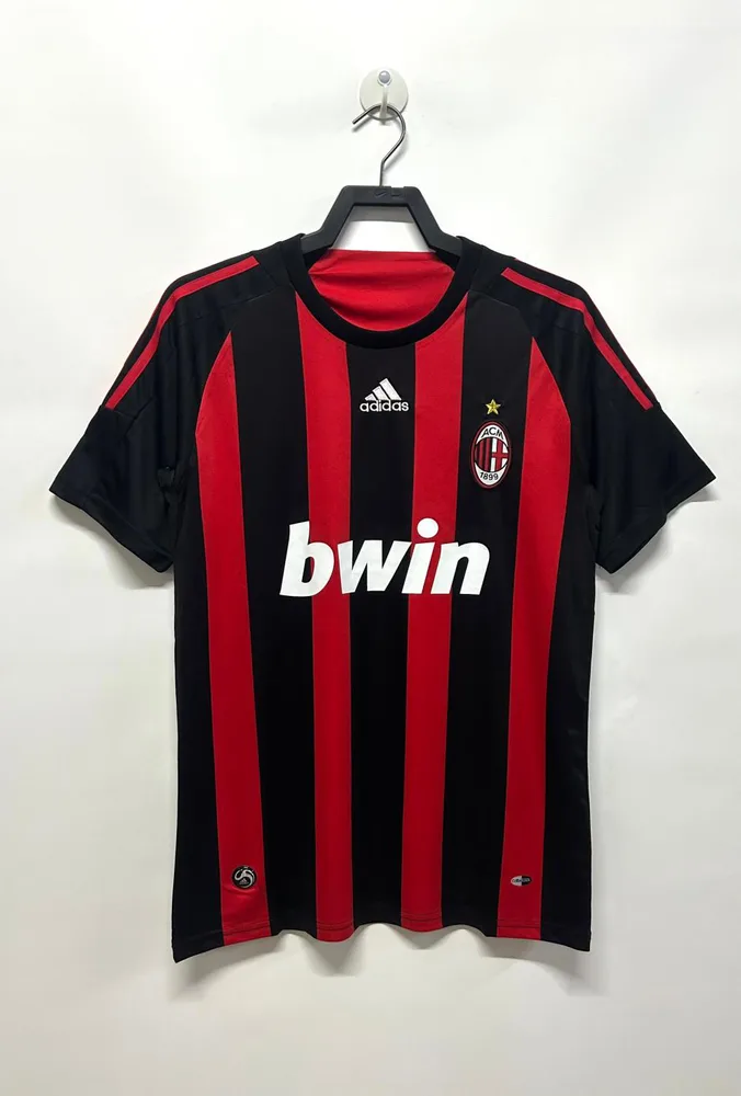 AC Milan 2008/2009 Retro AC Milan Local Camiseta de fútbol 2008/2009
