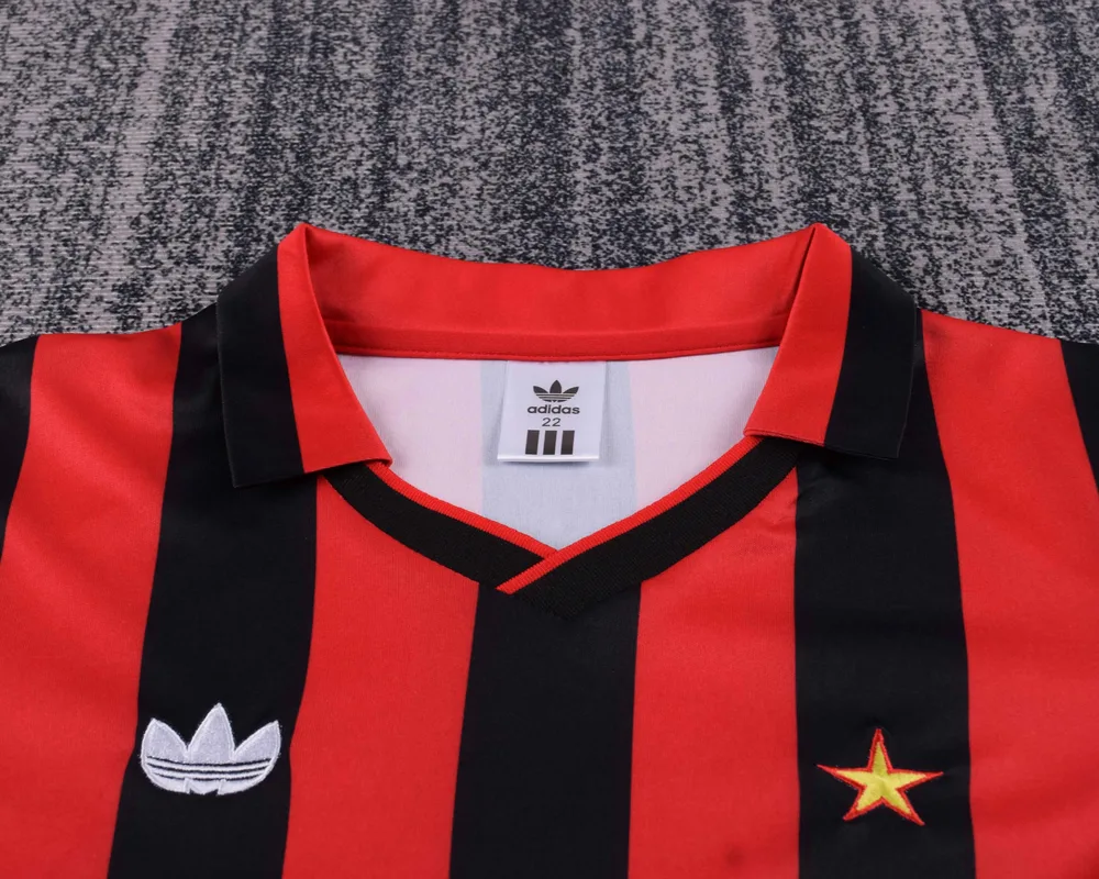 AC Milan 1990-1991 Retro AC Milan Home Football Shirt Kids Size 1990/1991 — 3