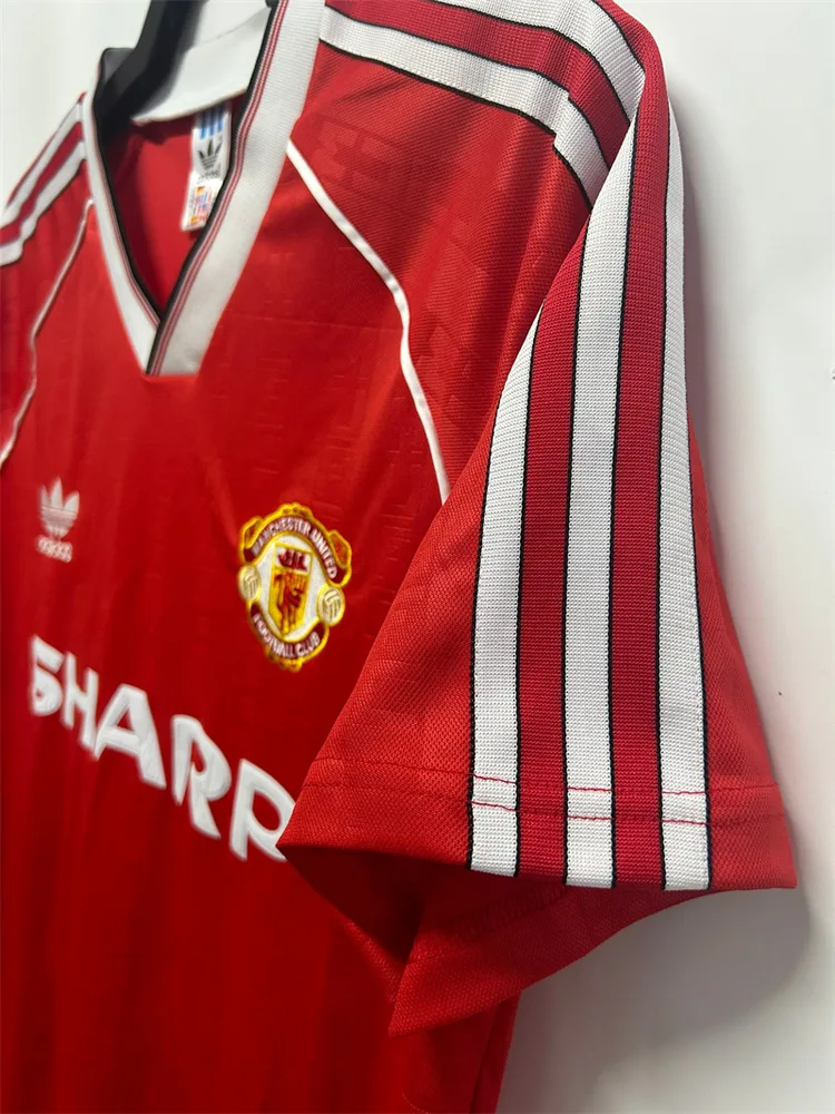 Manchester United 1988/1990 Retro Manchester United Home Football Shirt 1988/1990 — 7