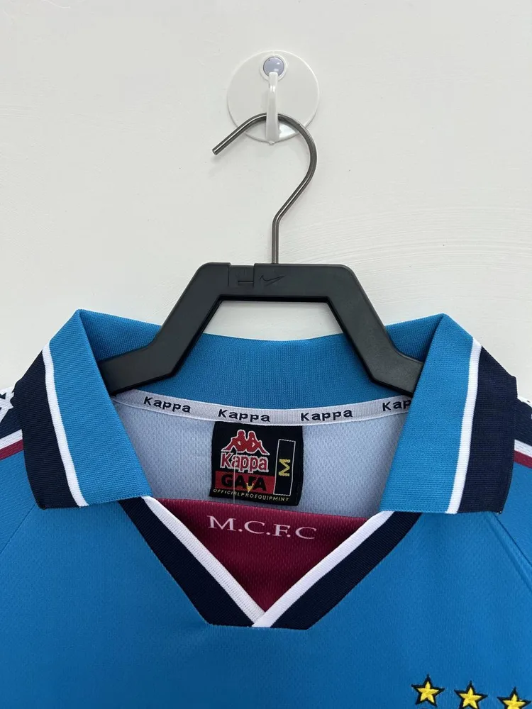 Manchester City 1997-1998 Retro Manchester City Home Football Shirt 1997/1998 — 3