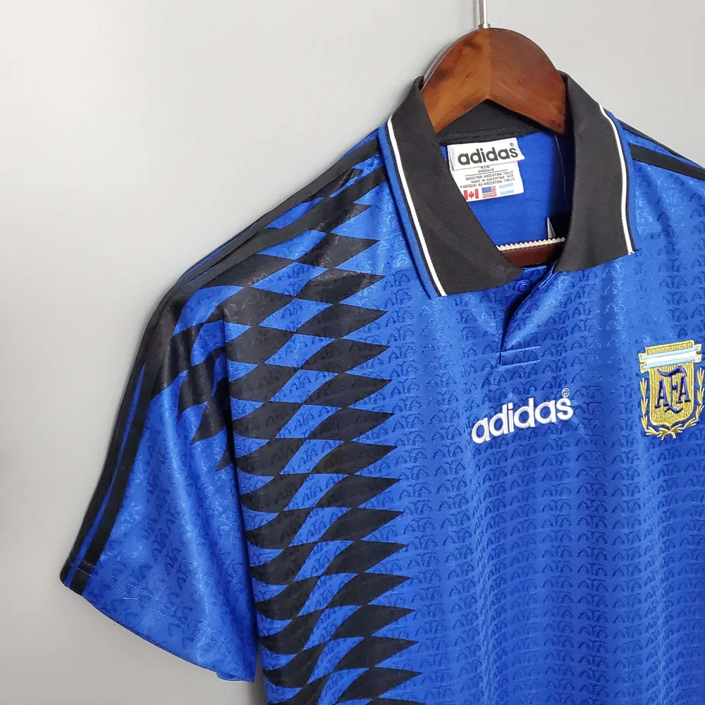 Argentina 1994 Retro Argentina National Team Away Jersey 1994 — 5