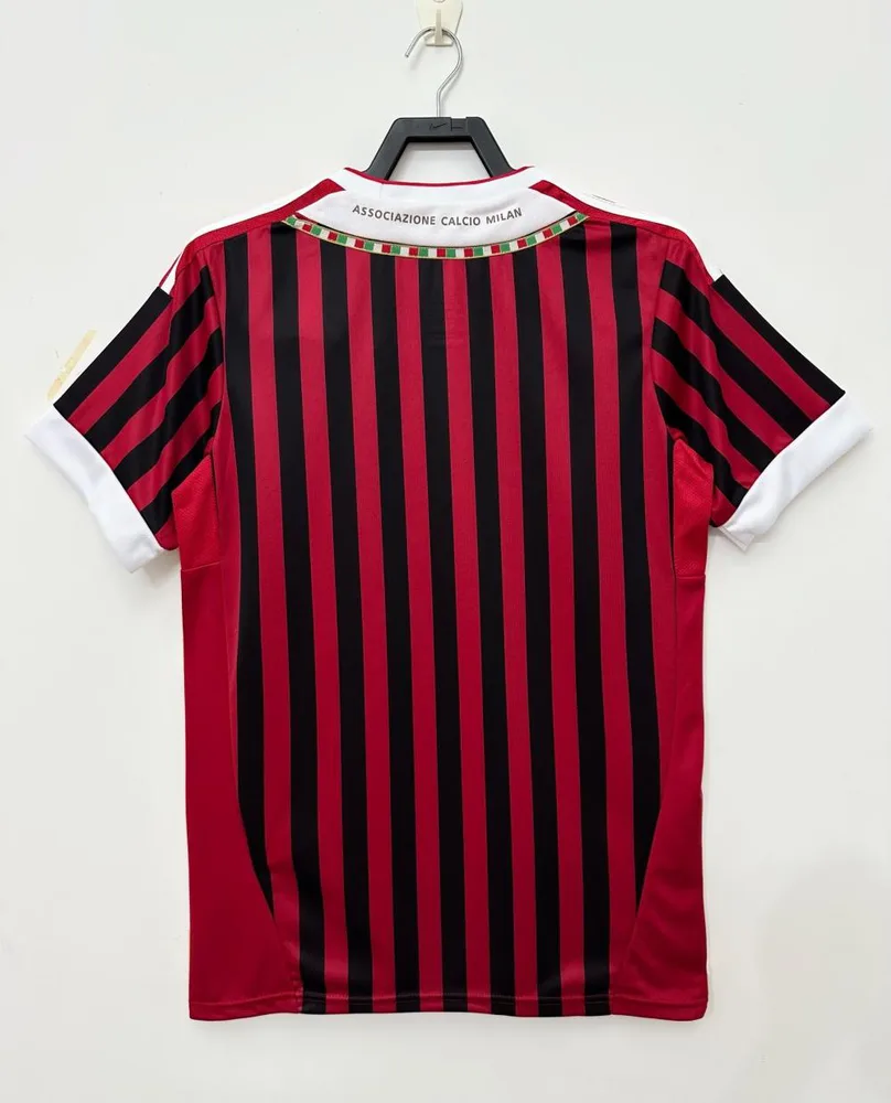 AC Milan 2011/2012 Retro AC Milan Home Football Shirt 2011/2012 — 2