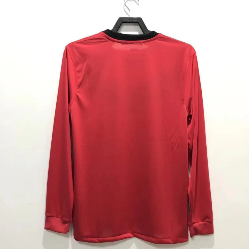Manchester United 2009/2010 Retro Long Sleeve Manchester United Home Football Shirt 2009/2010 — 2
