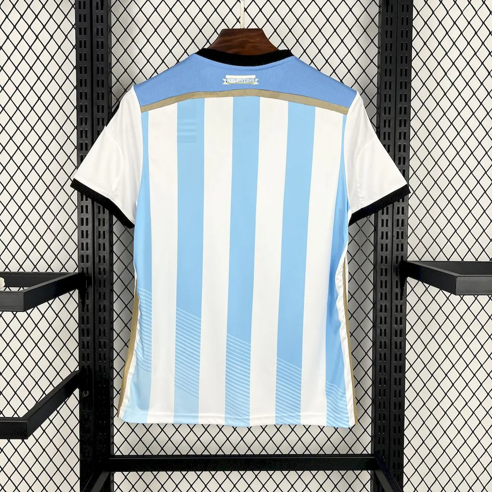 Argentina 2014 Retro Argentina National Team Home Jersey 2014 — 2