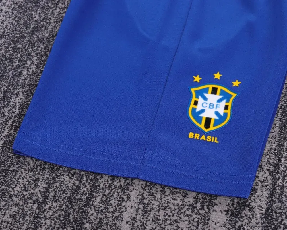 Brazil 1994 Retro Brazil Home Football Shirt Kids Size 1994 — 15