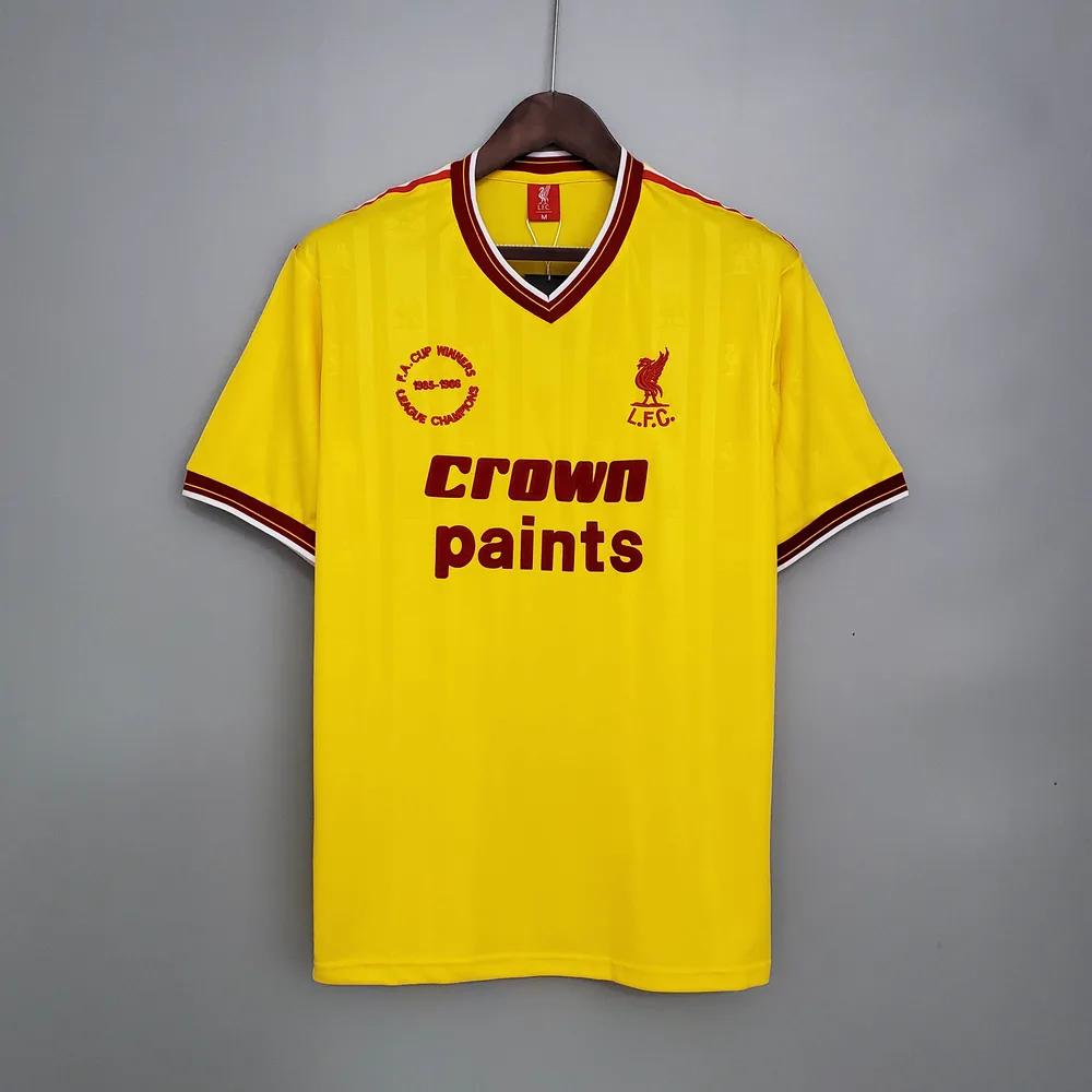 Liverpool 1985/1986 Retro Liverpool Visitante Camiseta de fútbol 1985/1986