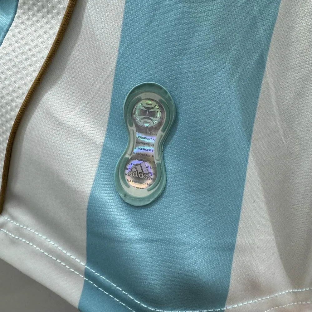 Argentina 2006 Retro Argentina National Team Home Jersey 2006 — 6